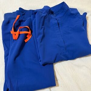 Royal Blue Figs Scrub SET